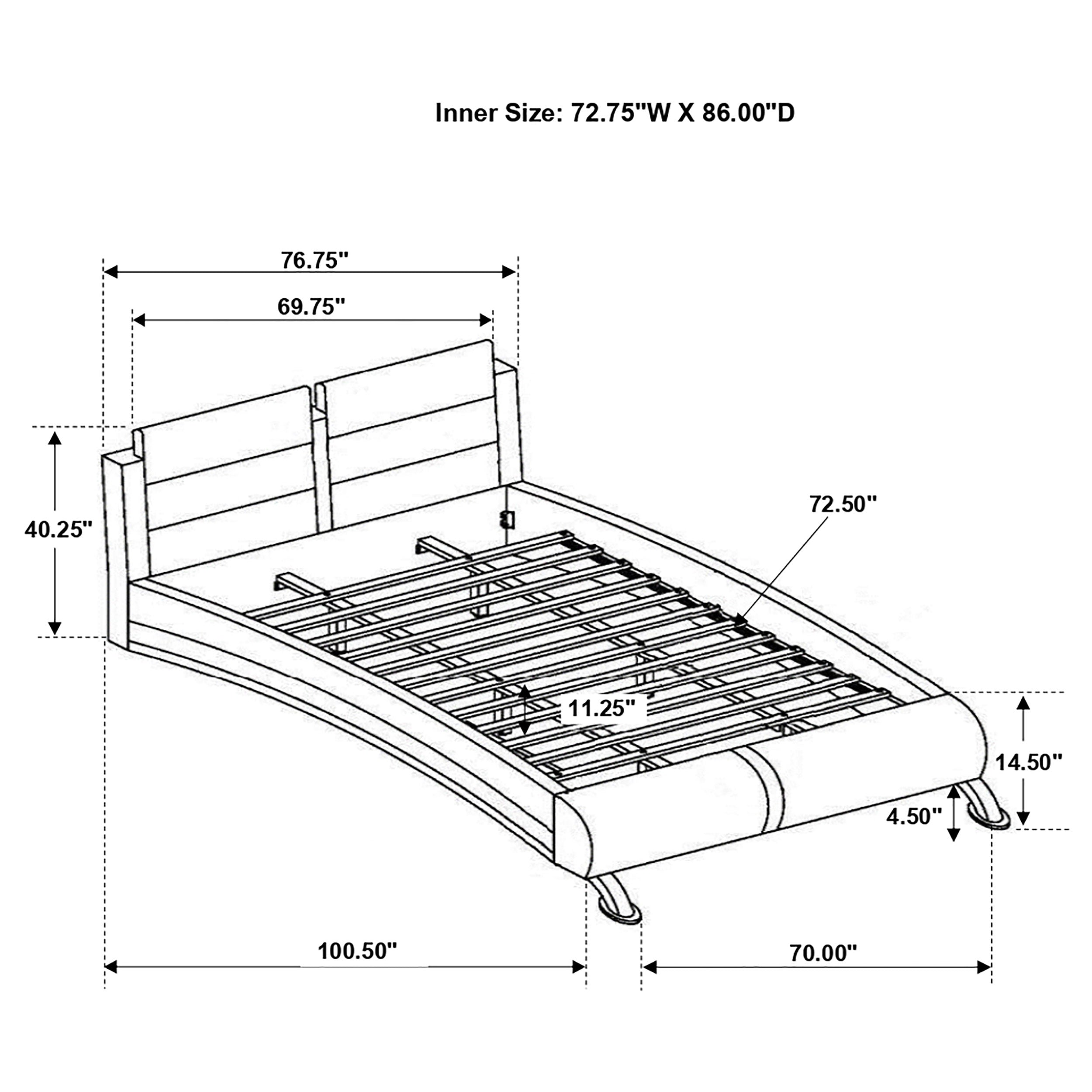 Jeremaine Upholstered Sleigh Bed