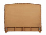 Laughton Woven Banana Leaf Panel Headboard Amber