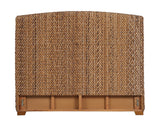 Laughton Woven Banana Leaf Panel Headboard Amber