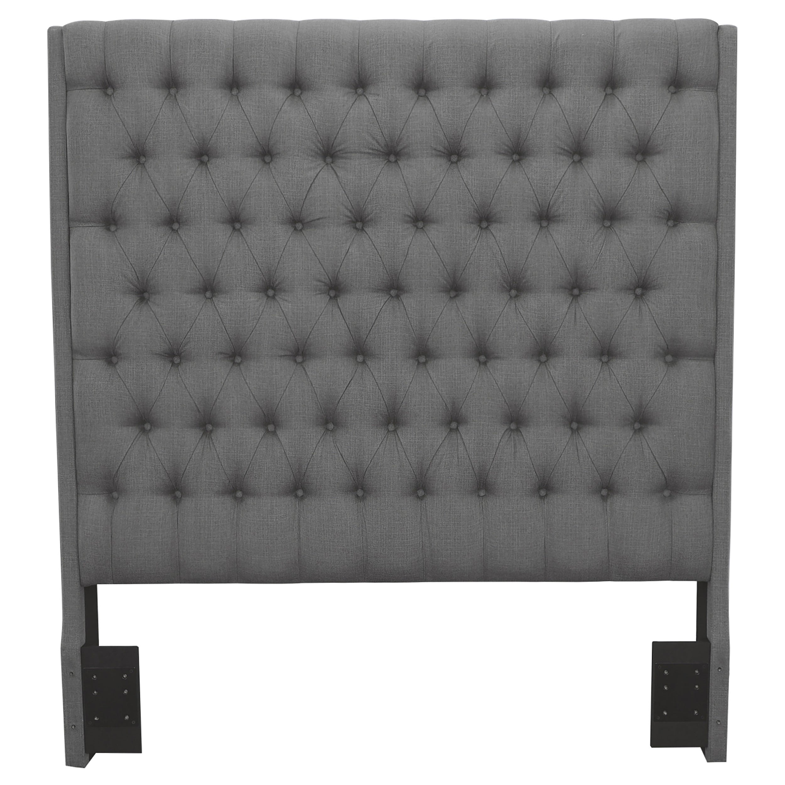 Camille Upholstered Panel Headboard Grey