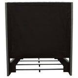 Camille Upholstered Panel Bed Grey