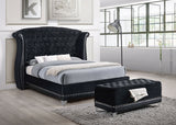 Barzini Upholstered Wingback Bed