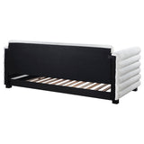 Patricia Boucle Upholstered Twin Day Bed with Trundle