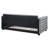 Patricia Boucle Upholstered Twin Day Bed with Trundle