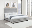 Patricia 58-inch Boucle Upholstered Bed Grey
