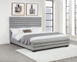 Patricia 58-inch Boucle Upholstered Bed Grey