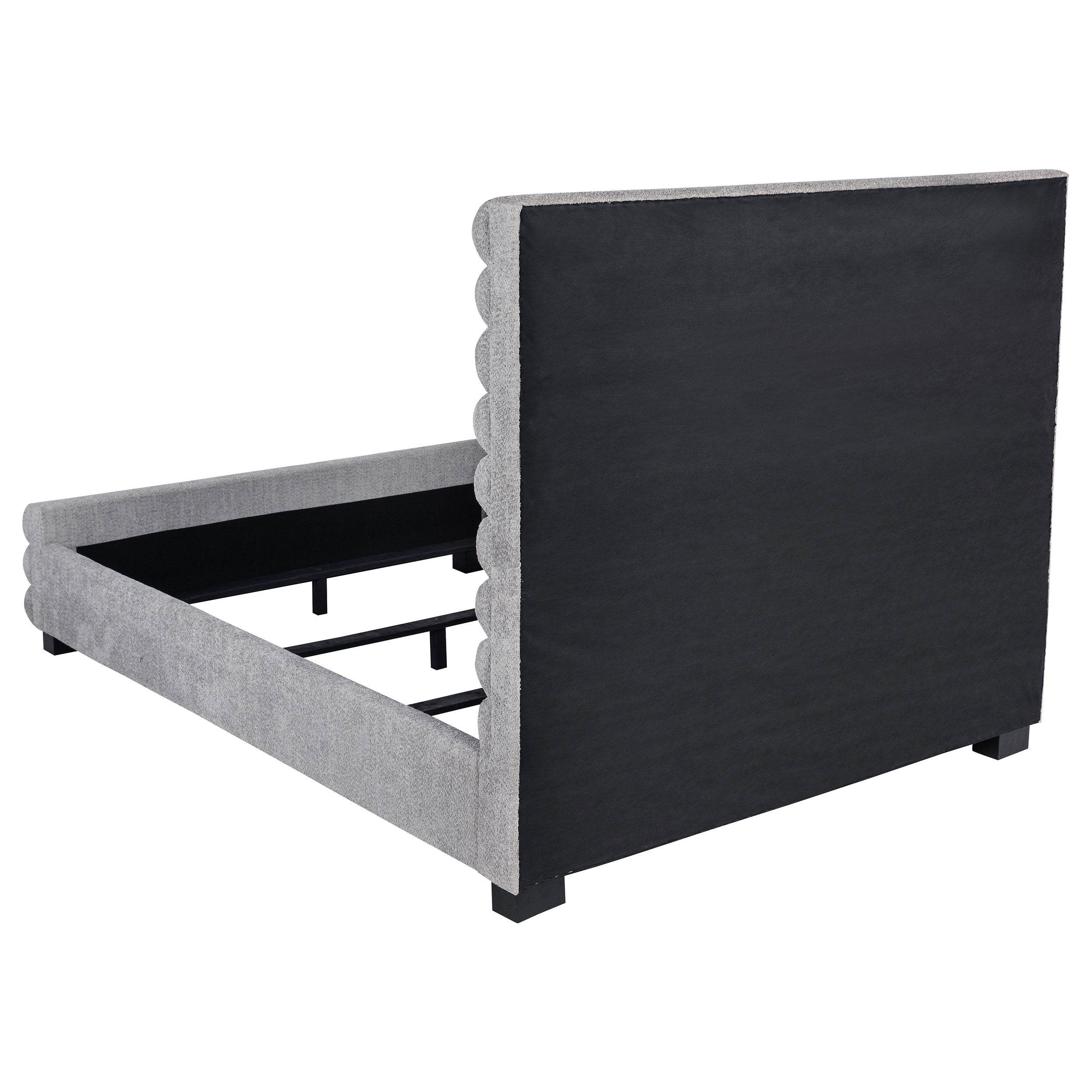 Patricia 58-inch Boucle Upholstered Bed Grey