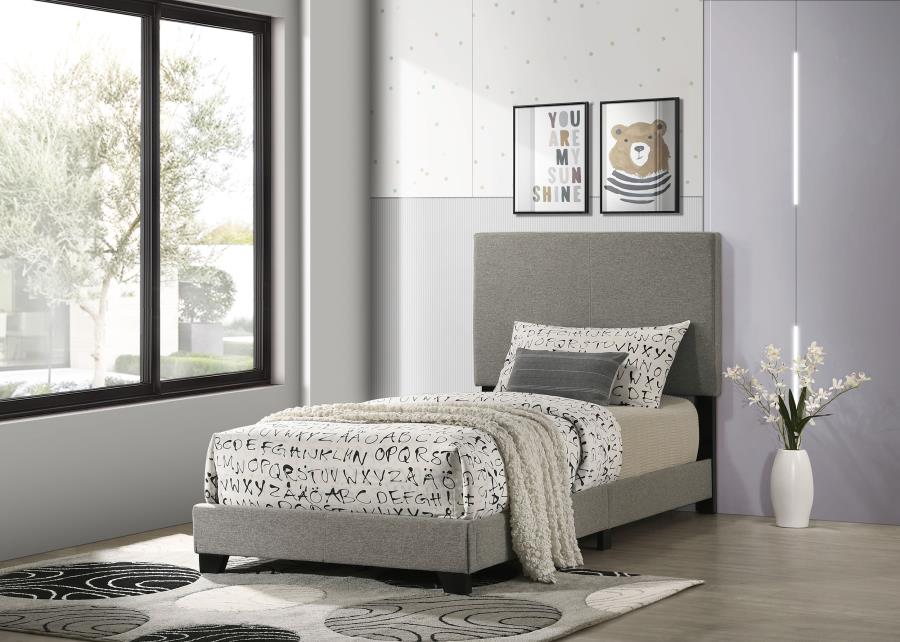Dorian Fabric Upholstered Panel Bed
