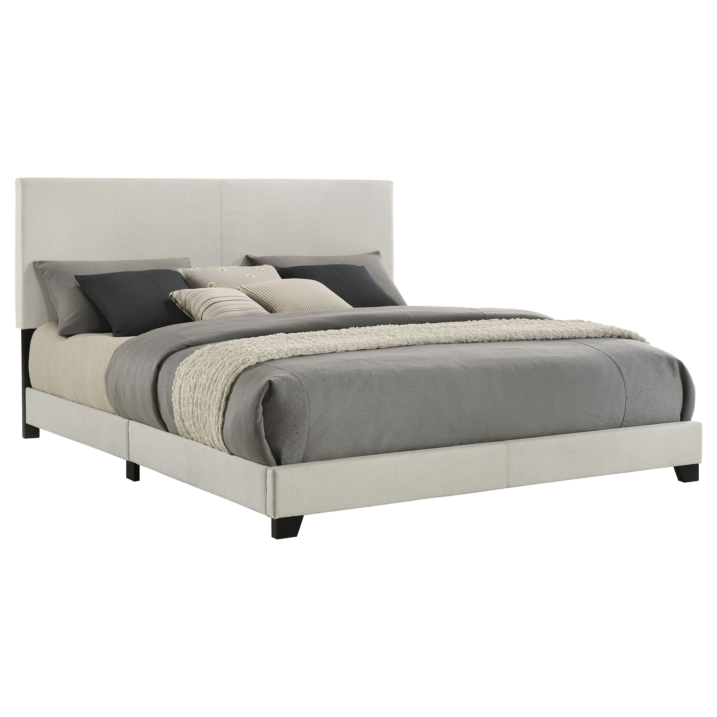 Dorian Fabric Upholstered Panel Bed