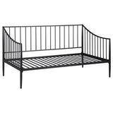 Newbury Metal Twin Daybed Bed Frame Matte Black