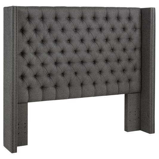 Bancroft Upholstered Wingback Headboard Grey