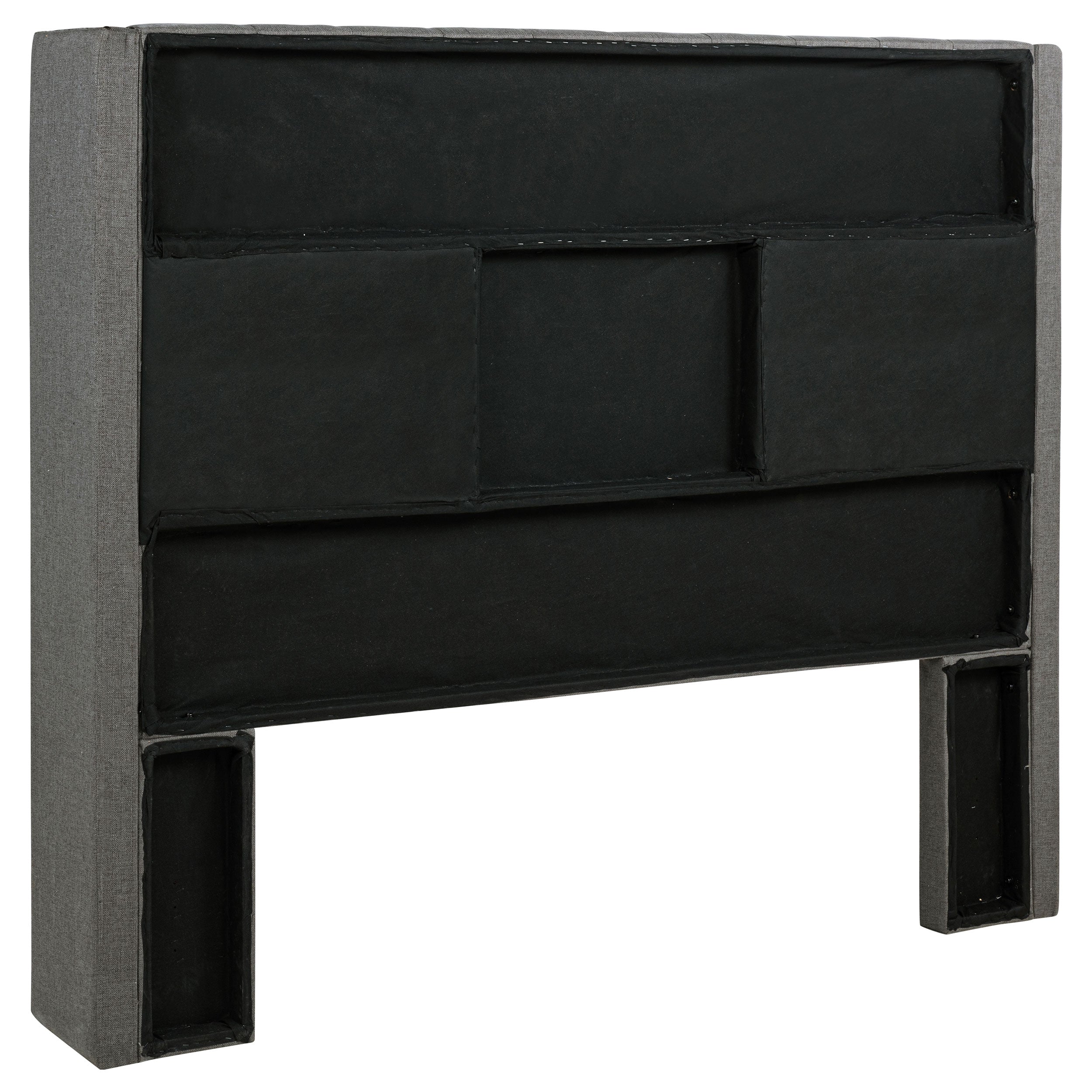 Bancroft Upholstered Wingback Headboard Grey