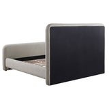 Wren Upholstered Panel Bed Grey