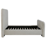 Wren Upholstered Panel Bed Grey