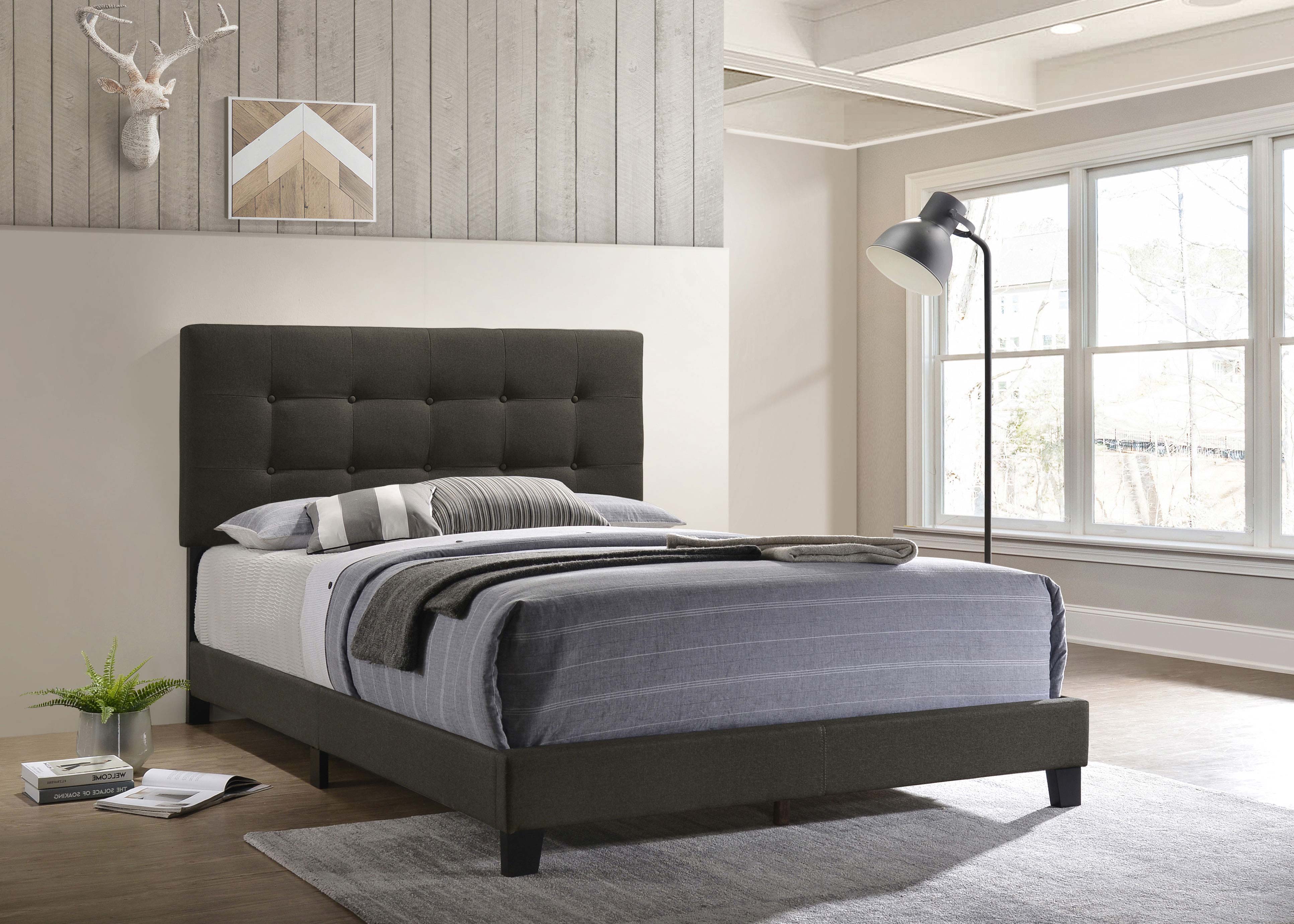 Mapes Upholstered Panel Bed