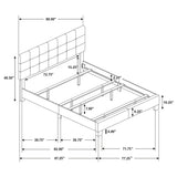 Mapes Upholstered Panel Bed