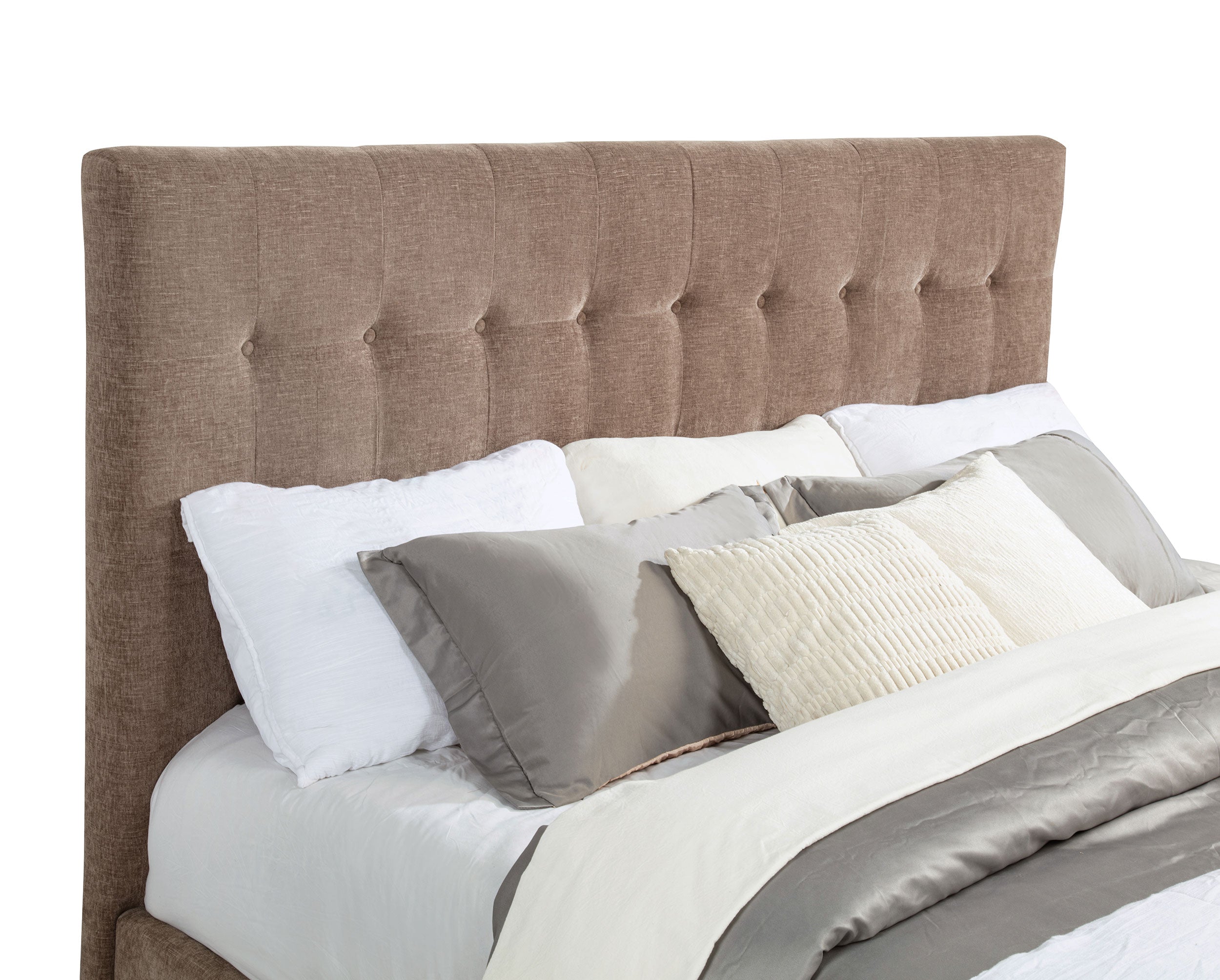 Senna Upholstered Audio Flame Visualizer Bed Brown