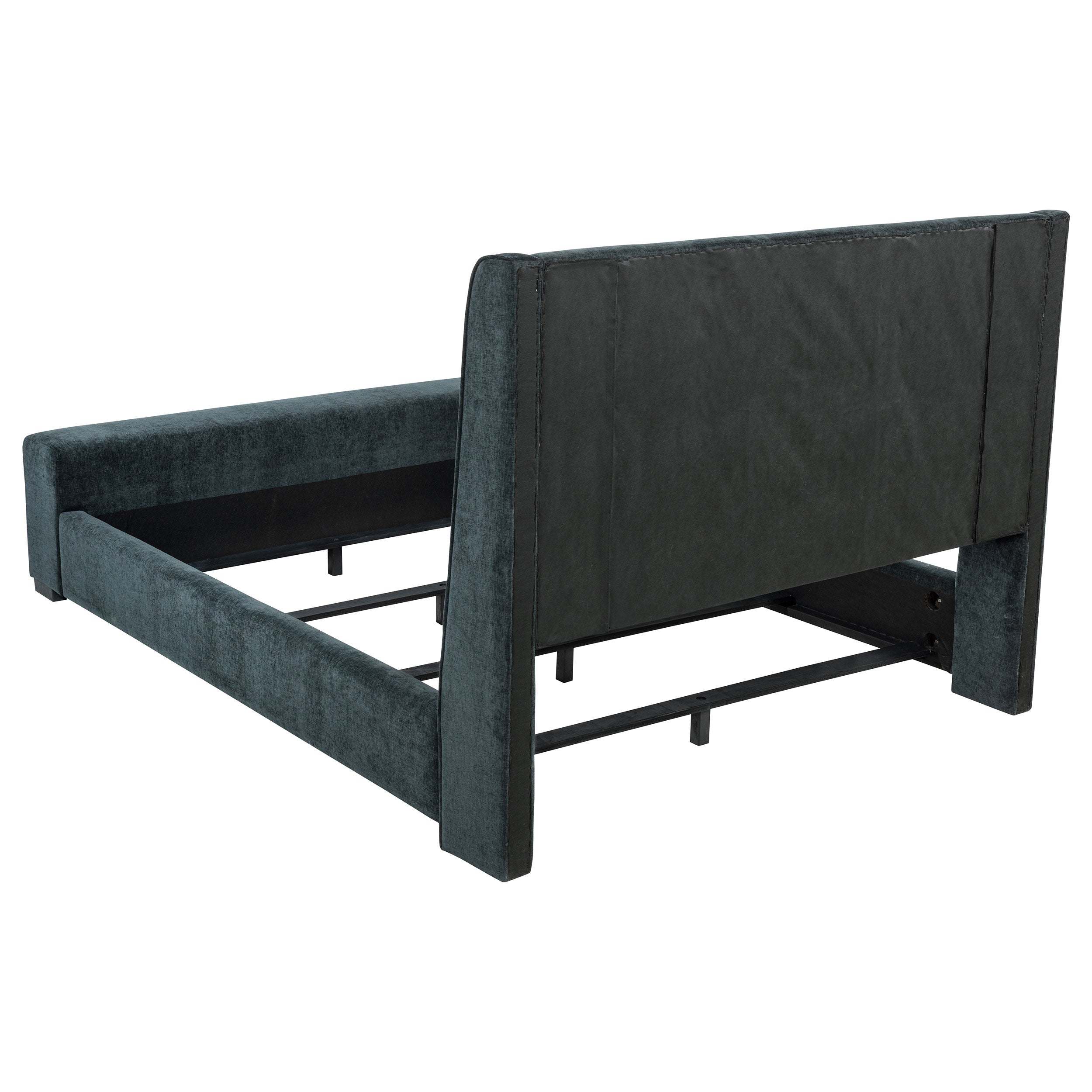 Preston Upholstered Audio Flame Visualizer Bed Dark