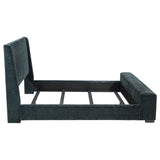 Preston Upholstered Audio Flame Visualizer Bed Dark