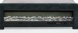 Preston Upholstered Audio Flame Visualizer Bed Dark