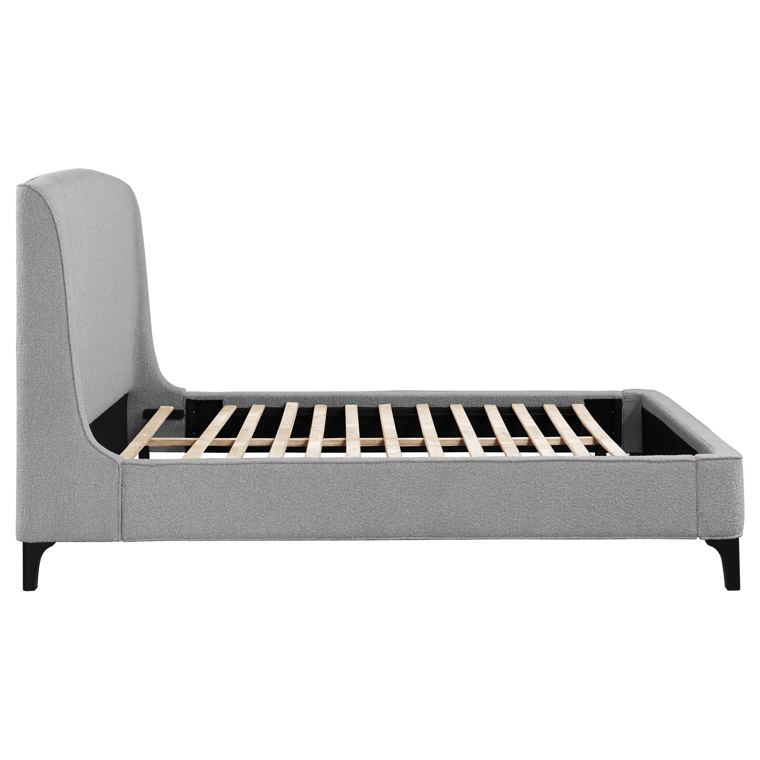 Mosby Upholstered Wingback Bed