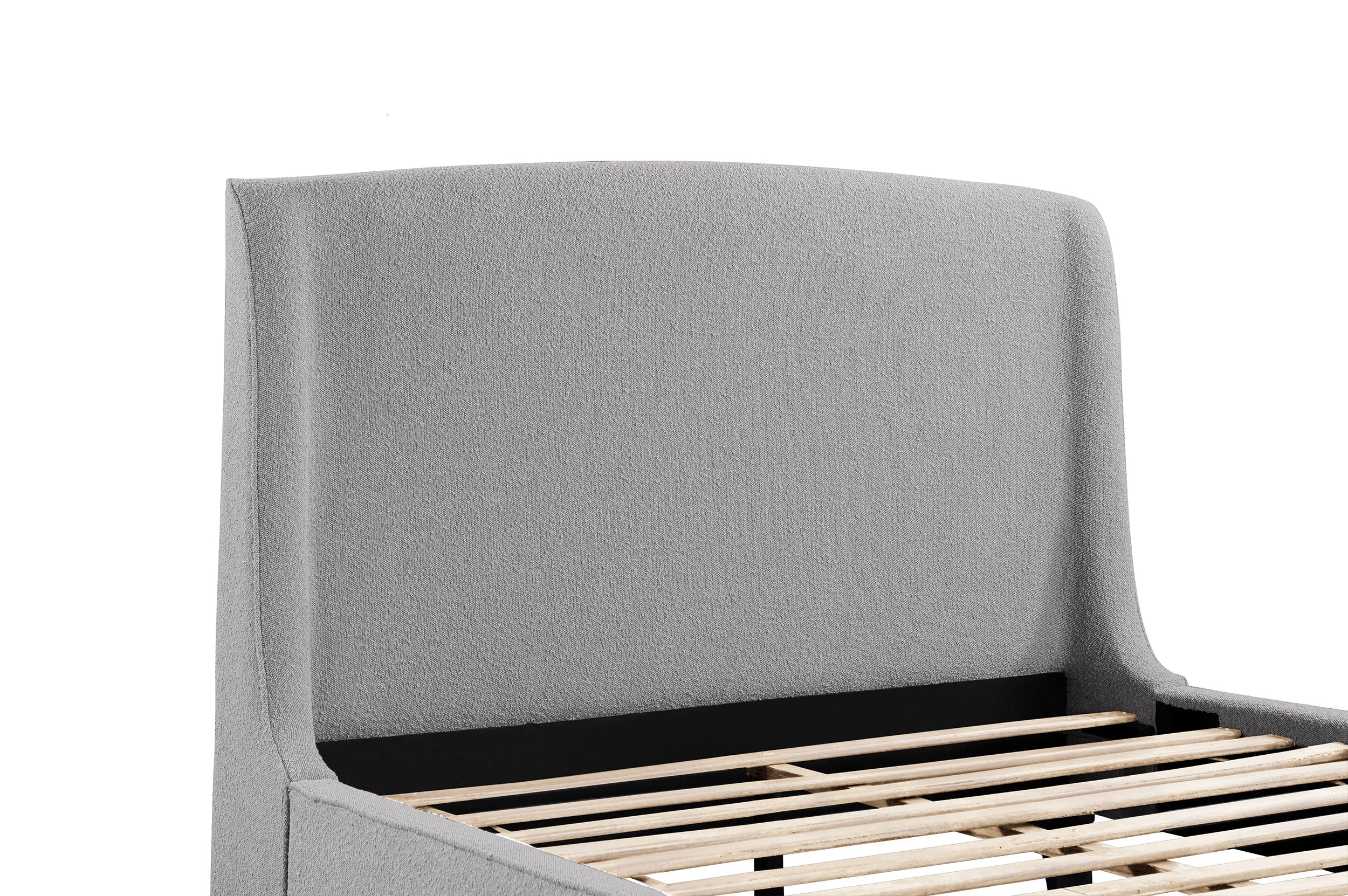 Mosby Upholstered Wingback Bed