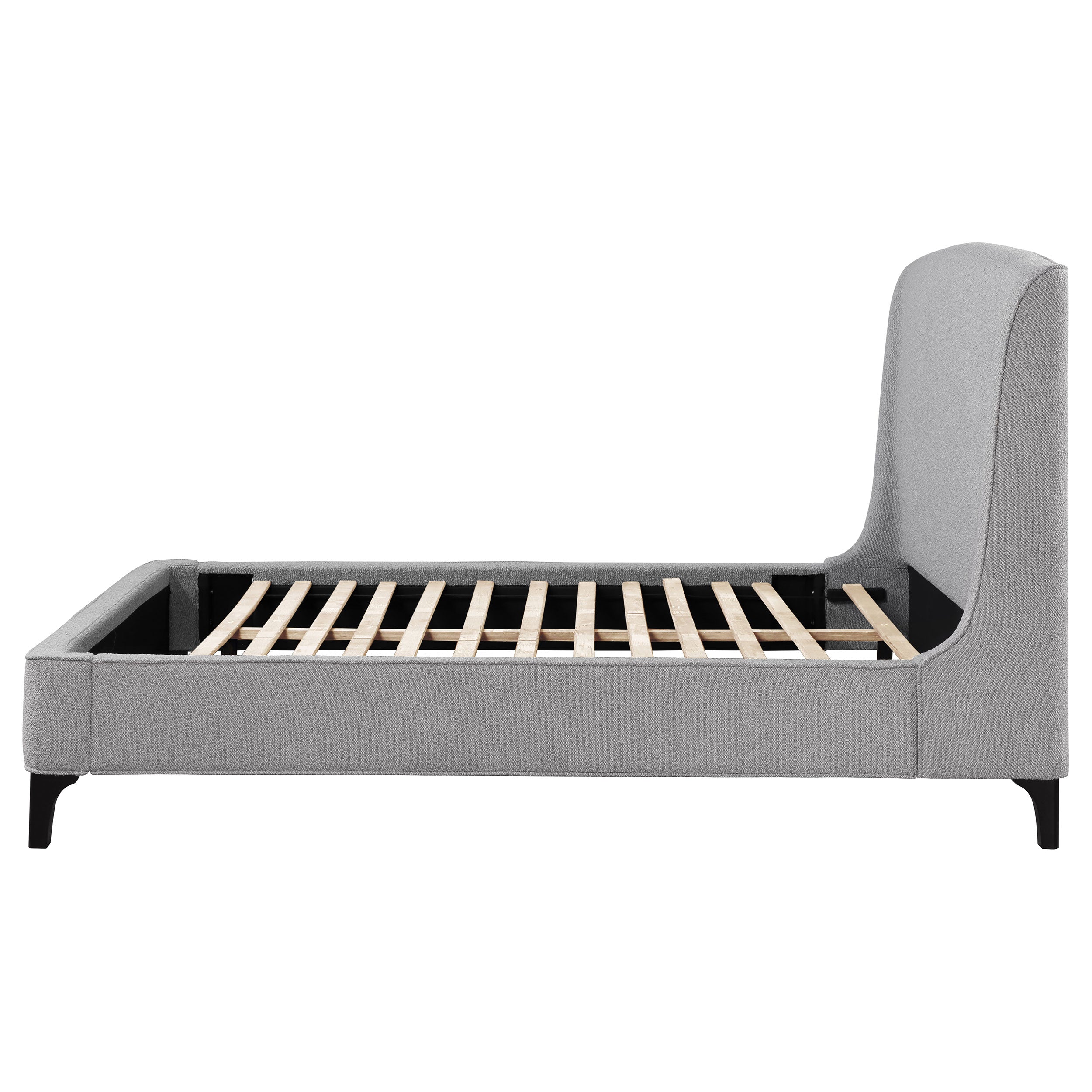 Mosby Upholstered Wingback Bed
