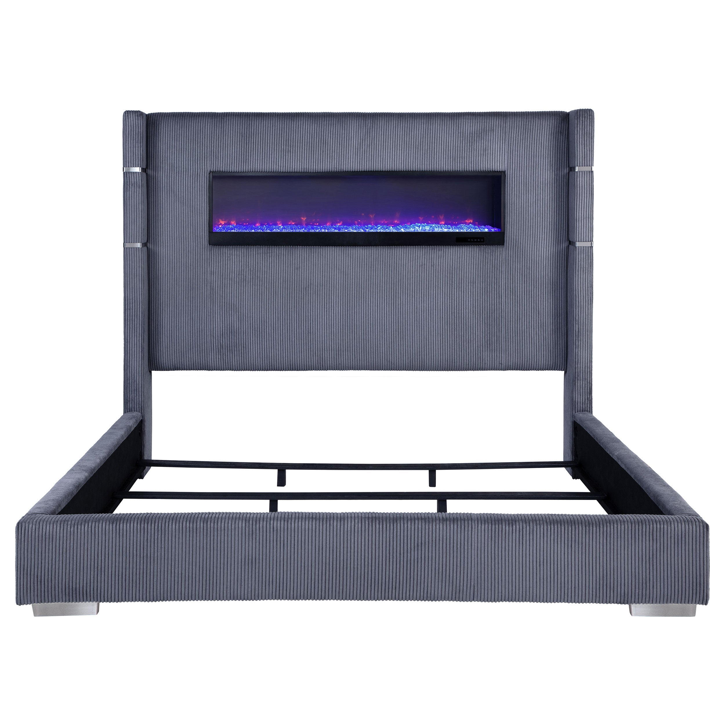 Tisdall Upholstered Flame Visualizer Bed