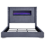 Tisdall Upholstered Flame Visualizer Bed