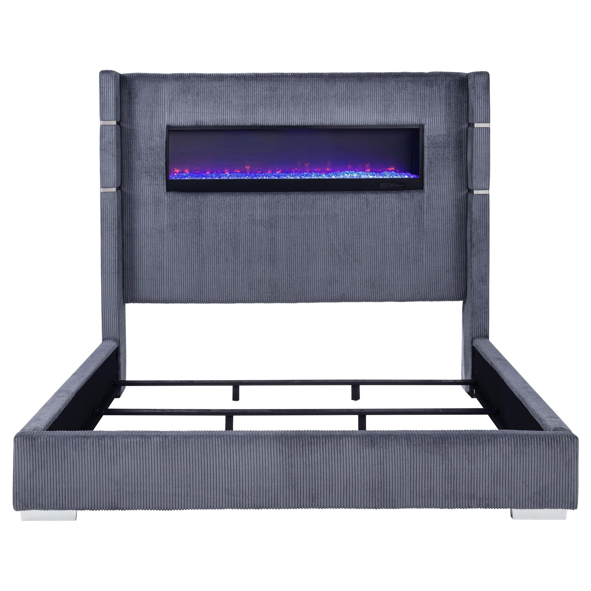 Tisdall Upholstered Flame Visualizer Bed