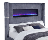 Tisdall Upholstered Flame Visualizer Bed