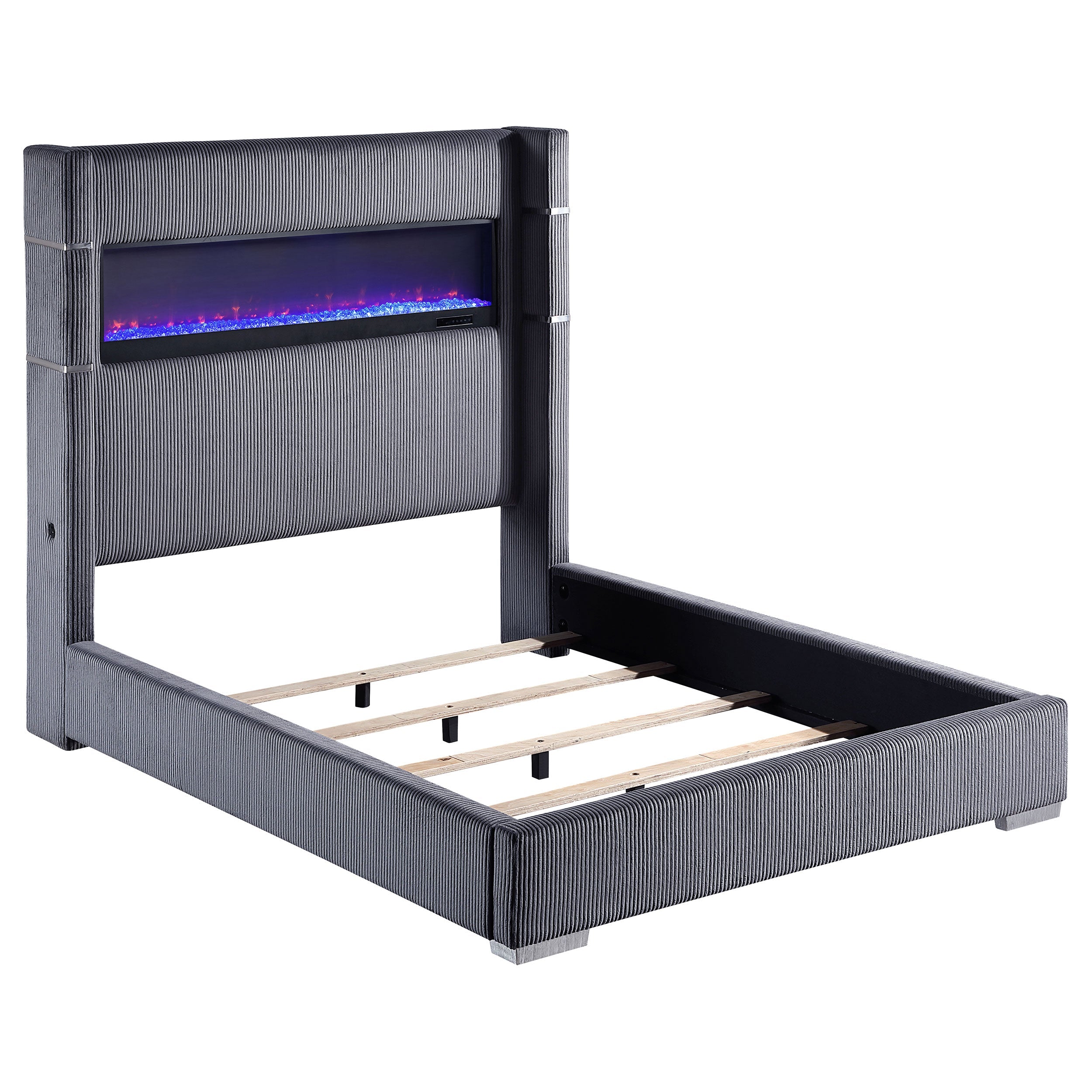 Tisdall Upholstered Flame Visualizer Bed