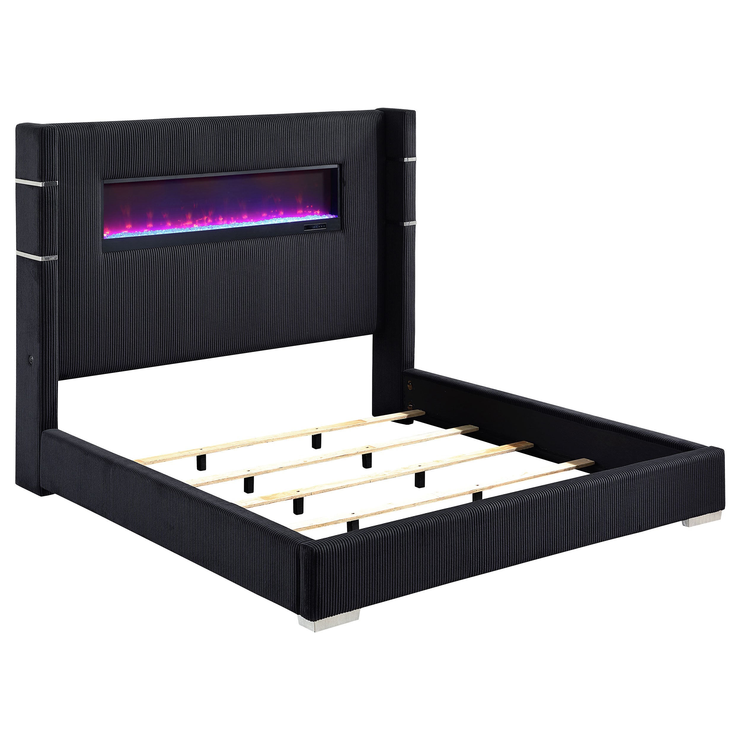 Tisdall Upholstered Flame Visualizer Bed