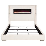 Tisdall Upholstered Flame Visualizer Bed