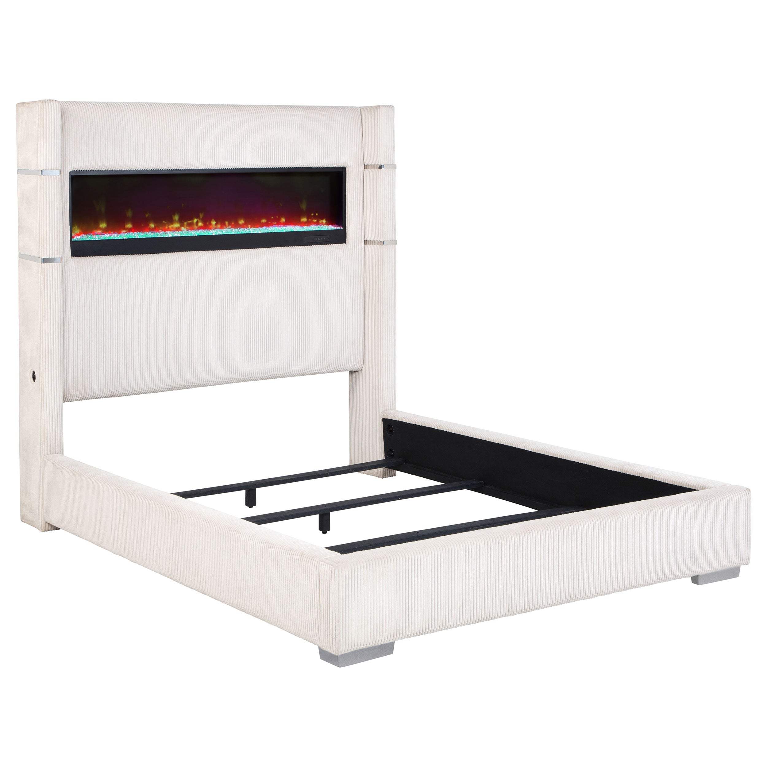 Tisdall Upholstered Flame Visualizer Bed