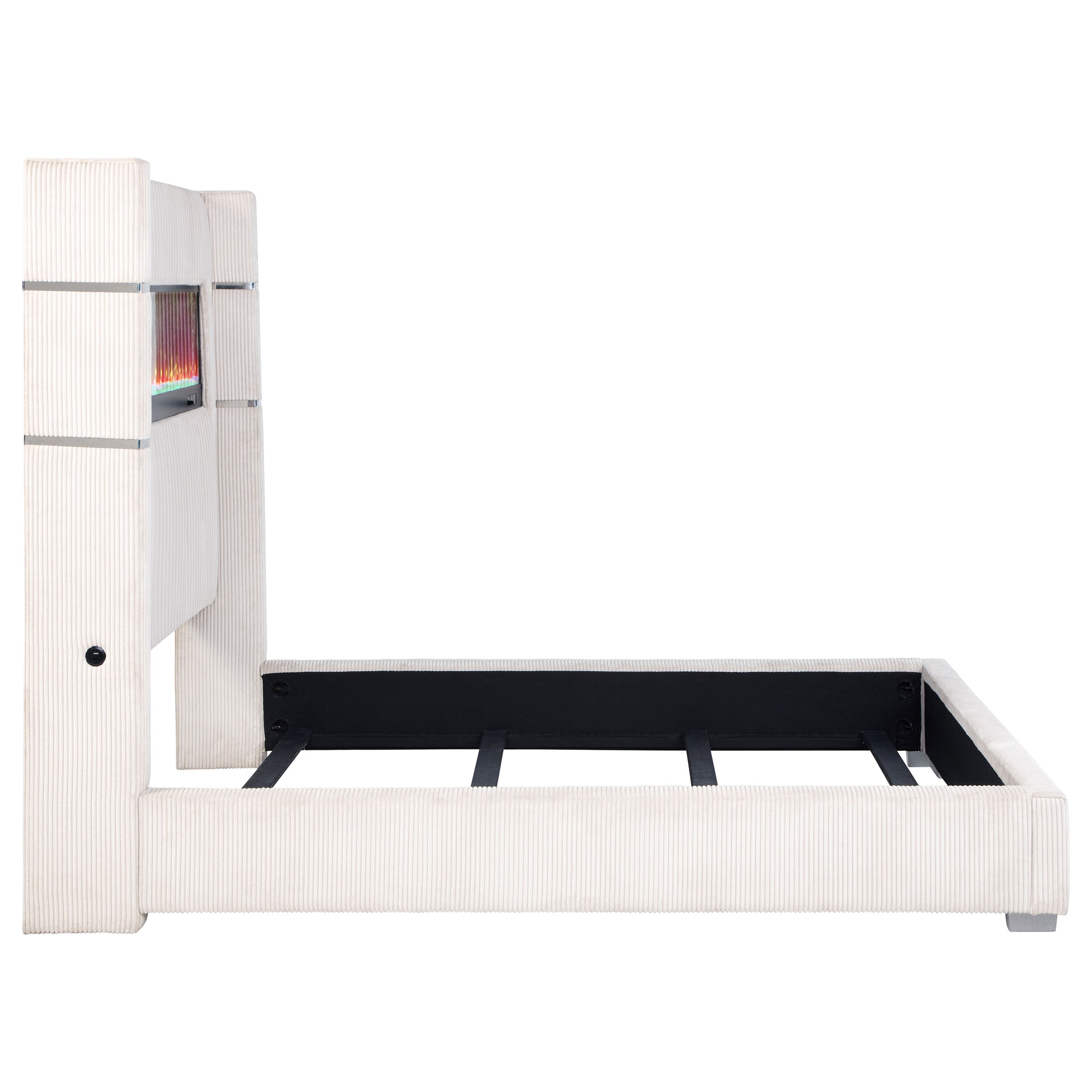Tisdall Upholstered Flame Visualizer Bed