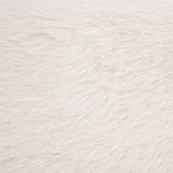 Rebecca Faux Fur Upholstered Bed Cream