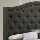 Sonoma Upholstered Wingback Bed