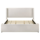 Alamosa Boucle Upholstered Wingback Bed