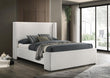 Alamosa Boucle Upholstered Wingback Bed