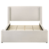 Alamosa Boucle Upholstered Wingback Bed