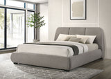 Mokena 46-inch Upholstered Platform Bed