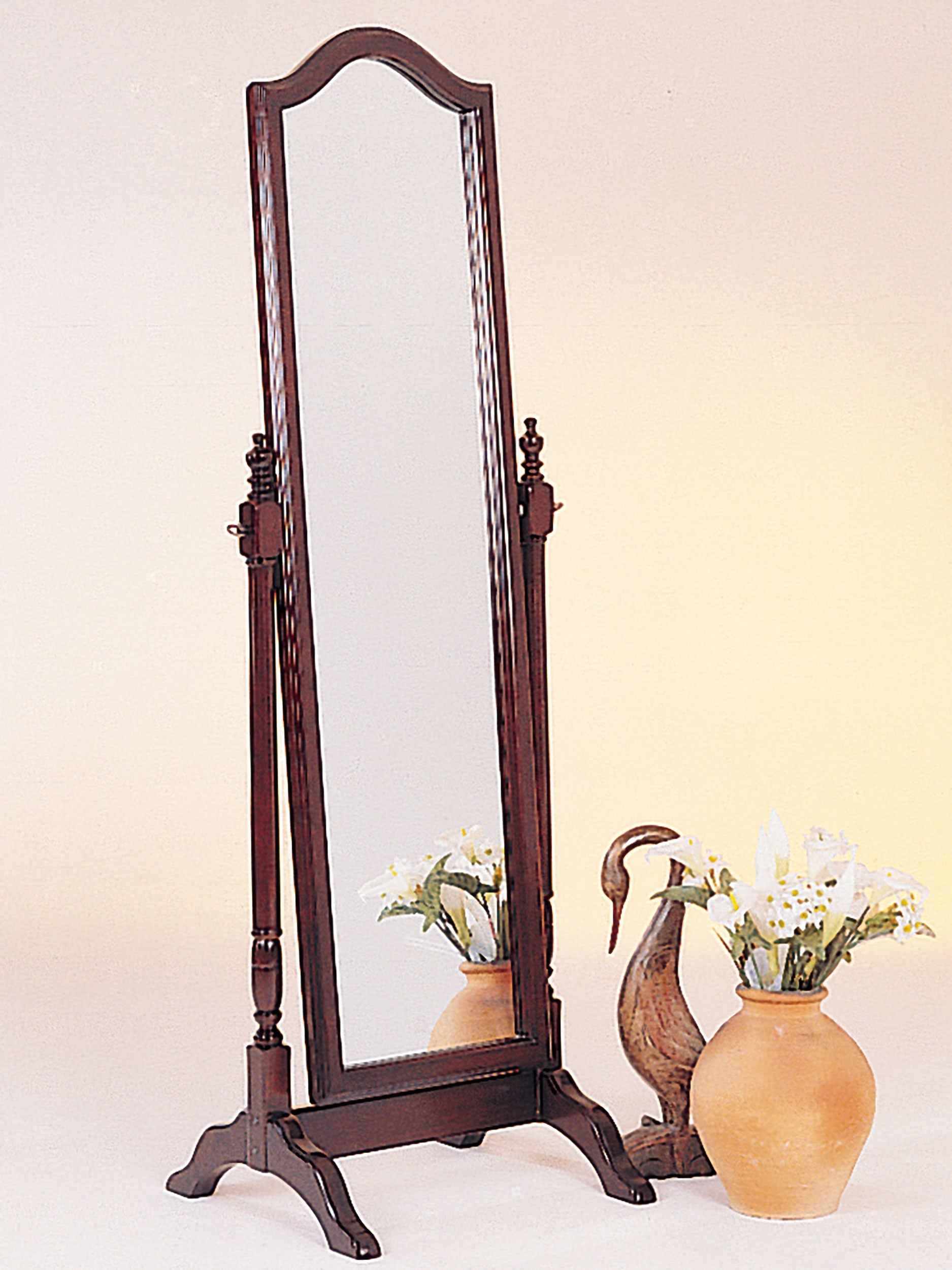 Cabot Wood Adjustable Full Length Cheval Mirror