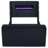 Tisdall Flame Visualizer Wingback TV Bed