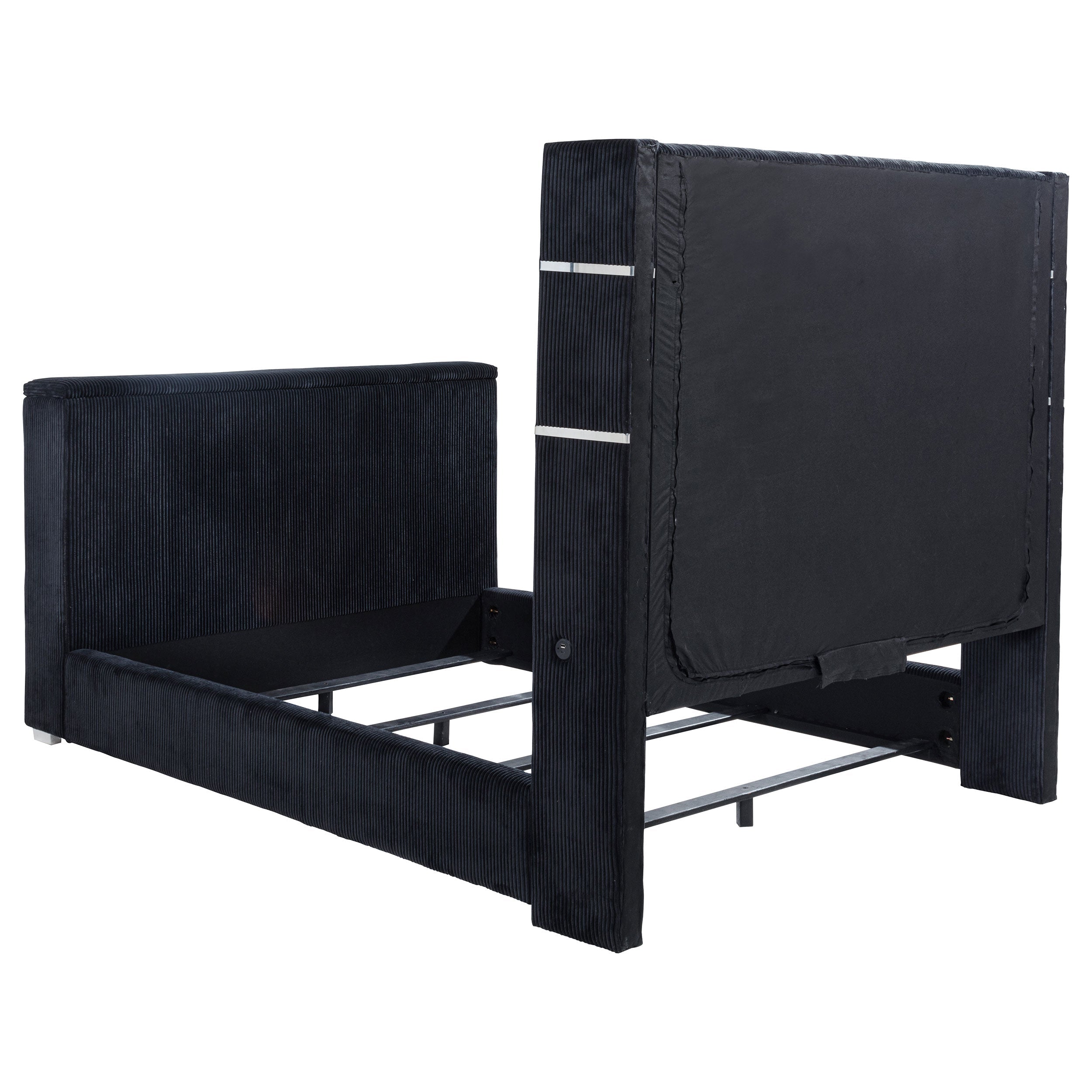 Tisdall Flame Visualizer Wingback TV Bed