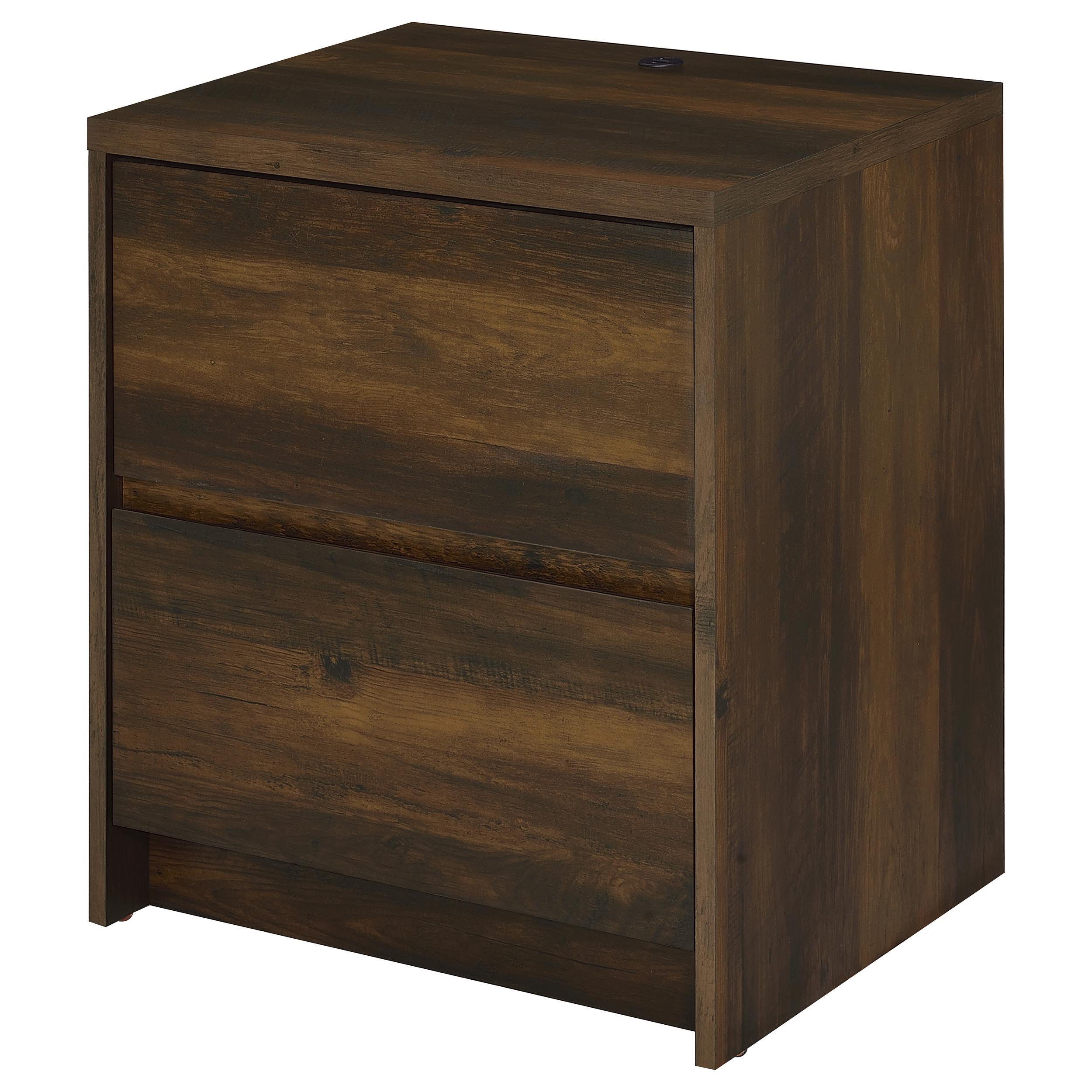Westpark 2-drawer Nightstand LED s and USB