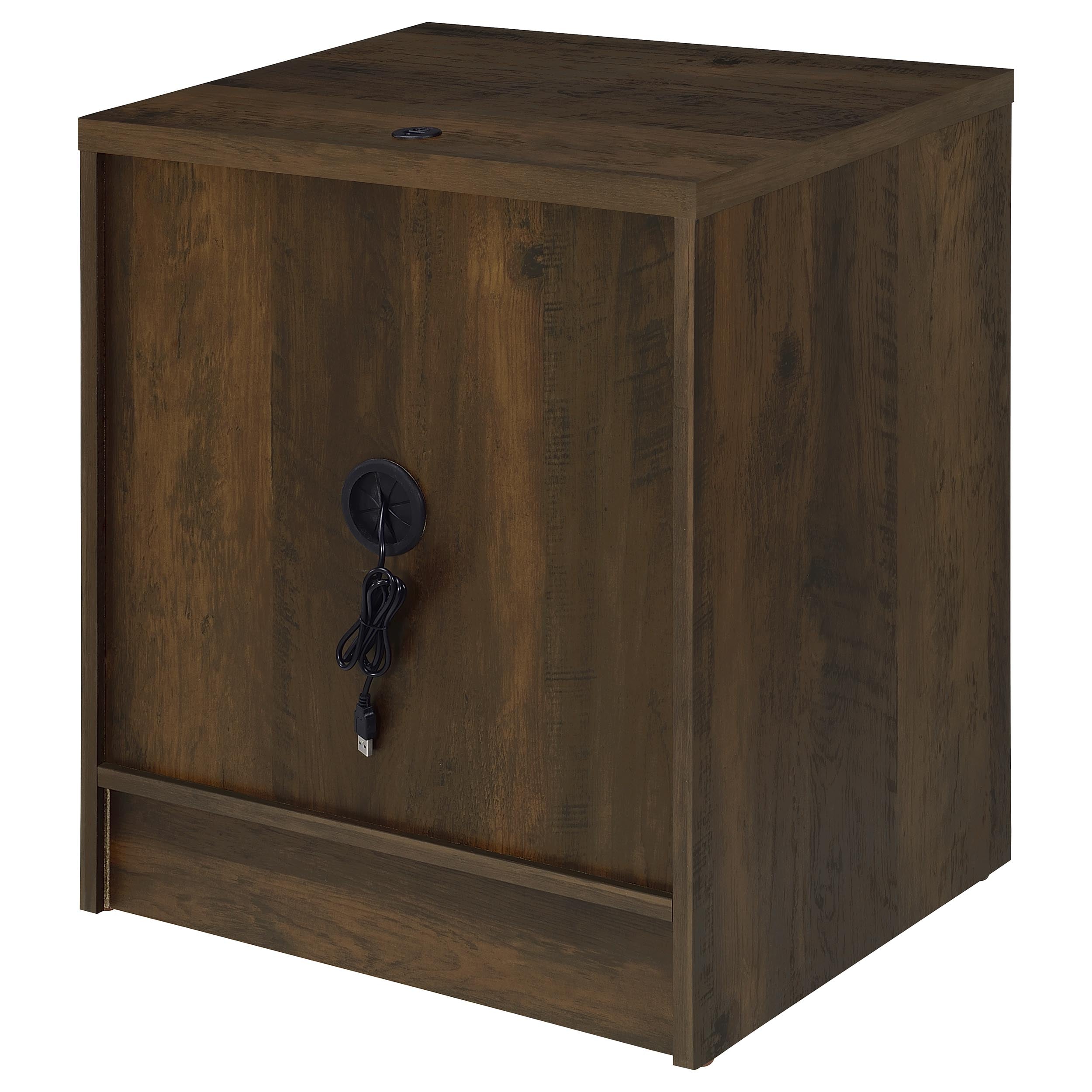 Westpark 2-drawer Nightstand LED s and USB