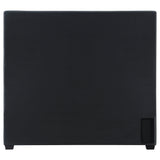 Bowfield Upholstered Panel Bed Charcoal