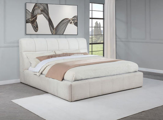 Nollet 48-inch Upholstered Panel Platform Bed