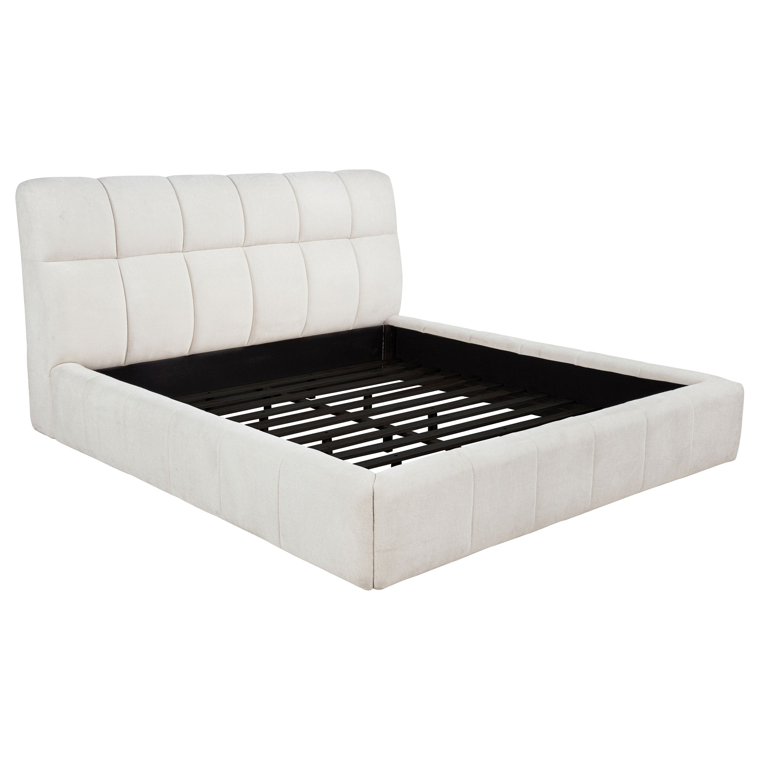 Nollet 48-inch Upholstered Panel Platform Bed